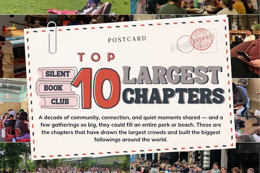 Top 10 Largest SBC Chapters– Silent Book Club