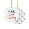 Shhh Ceramic Ornaments (1pc, 3pcs, 5pcs, 10pcs)